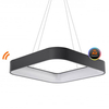 Wisząca lampa Solvent LED 92W sterowana pilotem czarna