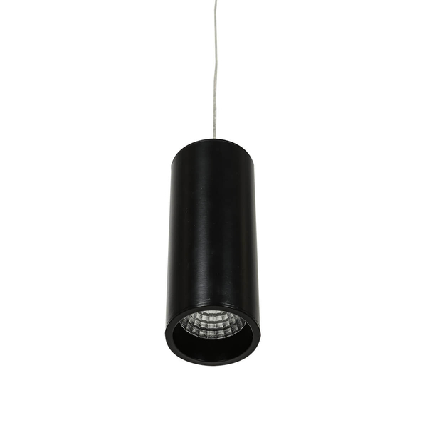 Podłużna lampa wisząca tubka Moldes HL7718/7W 4000K BL LED 7W 4000K czarna