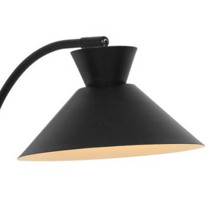 Regulowana lampa ścienna z włącznikiem DIAL 2213371003 czarny