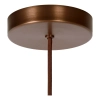 Wisząca lampa TOLEDO 74405/01/62 Lucide szklana miedziana bursztynowa