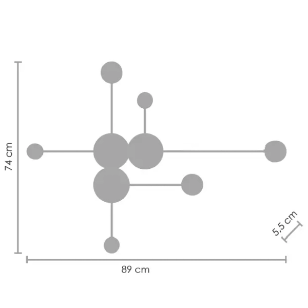 Kinkiet ścienny Clex MW1133-90 Step LED 18W 3000K industrialny czarny