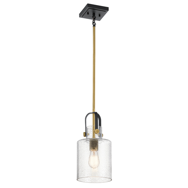Lampa wisząca loft QN-KITNER-P-NBR do jadalni mosiądz