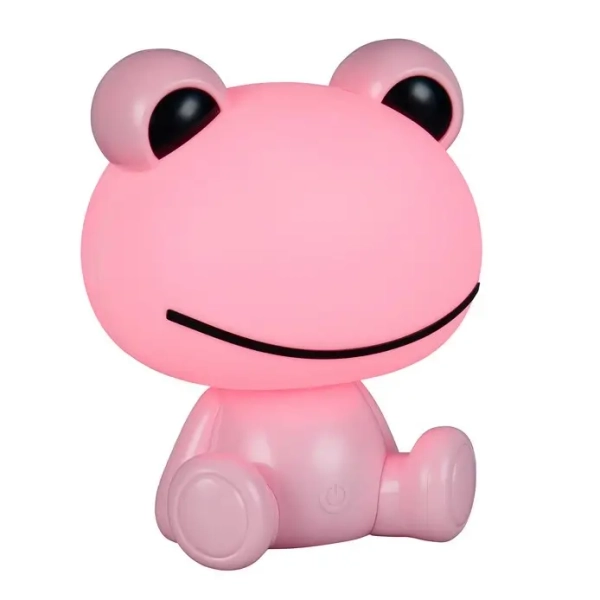 Dziecięca lampka stołowa żaba HOPPER R57971193 LED 0,3W 3000K różowy