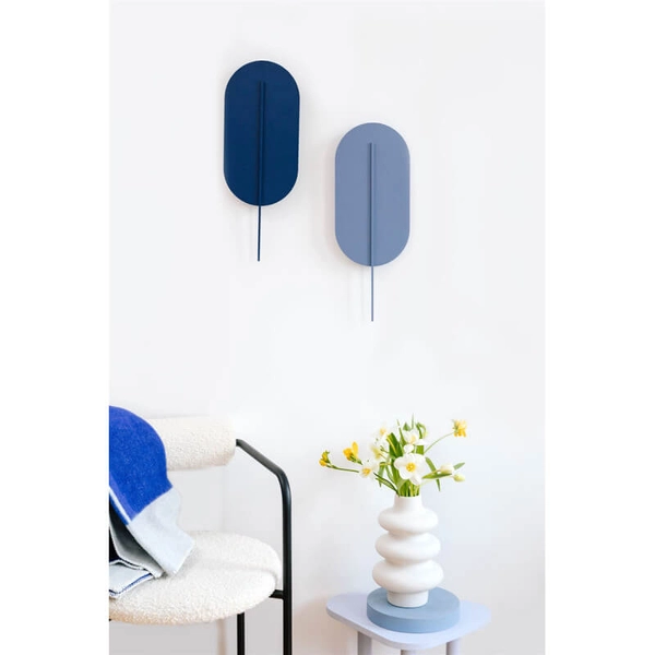 Salonowy kinkiet ścienny Rokke RKK213130 metalowy niebieski