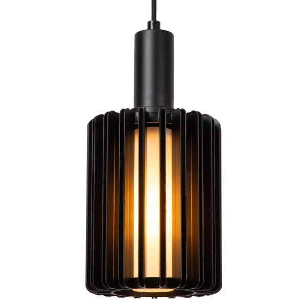 Nowoczesna lampa wisząca Lambres 45410/05/30 na listwie czarna