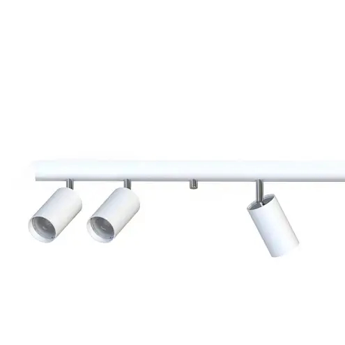 Regulowana lampa sufitowa EYE SPOT 6607 metalowe tubki białe