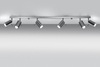 LAMPA sufitowa SL.0732 regulowana OPRAWA listwa SPOT metalowe tuby chrom