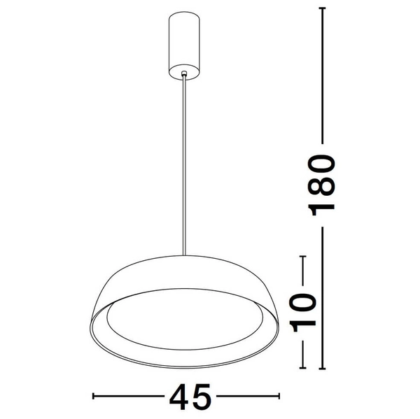 Zwisająca lampa nad wyspę CARACOLLO LE44810 LED 40W 3000K czarny drewniany