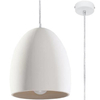 Wisząca lampa sypialniana SL.0848 ceramiczna nad łóżko biała