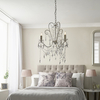 Żyrandol z kryształkami L&-195524 Light& pałacowy na łańcuchu srebrny