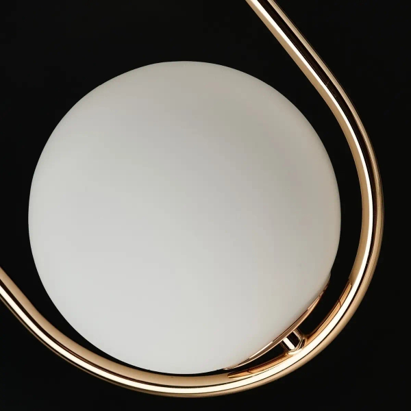 Wisząca lampa Coco AZ4981 szklana ball kula zwis złota 