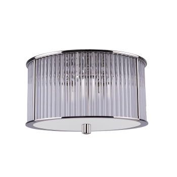 Szklany plafon do jadalni Cero CER-PL-3 (N) 240 ryflowany nikiel