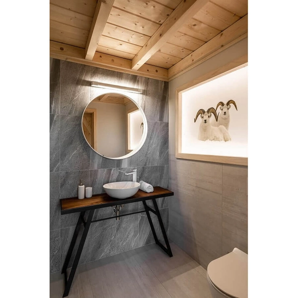 Kinkiet LAMPA ścienna CARGO LP-1173/1W 20W WH Light Prestige łazienkowa OPRAWA metalowa LED 20W 4000K IP44 biała