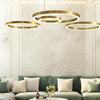 Wisząca lampa Circle ST-8848-40+60+80 brass Step LED 279W 3000K pierścienie mosiądz