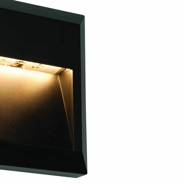 Podtynkowa lampa ścienna Severus 61219 Saxby IP65 LED 3W 3000-6000K czarna