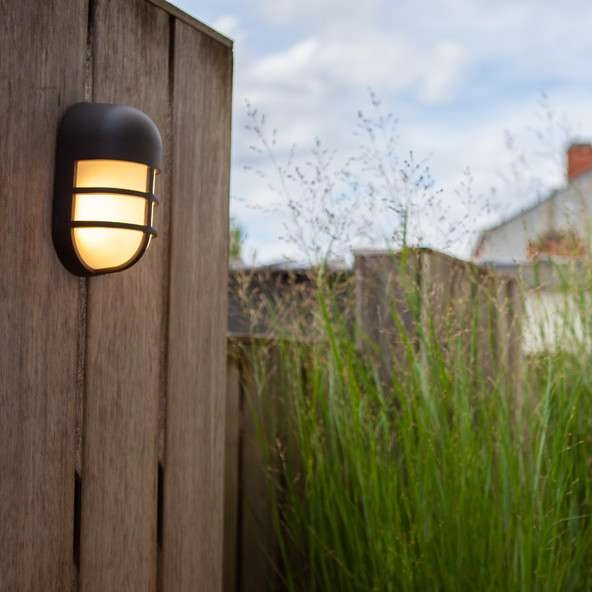 Ogrodowa LAMPA ścienna BULLO 6383001118 Lutec elewacyjna OPRAWA zewnętrzna LED 15W 3000K owalna IP54 szara