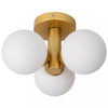 Sufitowa lampa modernistyczna Trudy złota szklane kule
