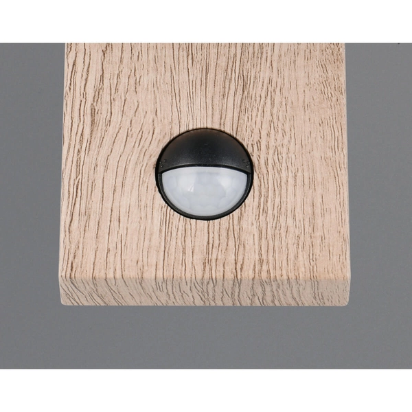 Zewnętrzny kinkiet ścienny Sambesi 204169135 IP44 drewniany czarny