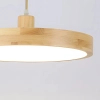 Lampa wisząca do jadalni Woody LWWOOD LED 18W 3000K drewniana
