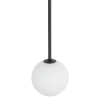 Stylowa lampa wisząca Kier 10307 kula biała czarna