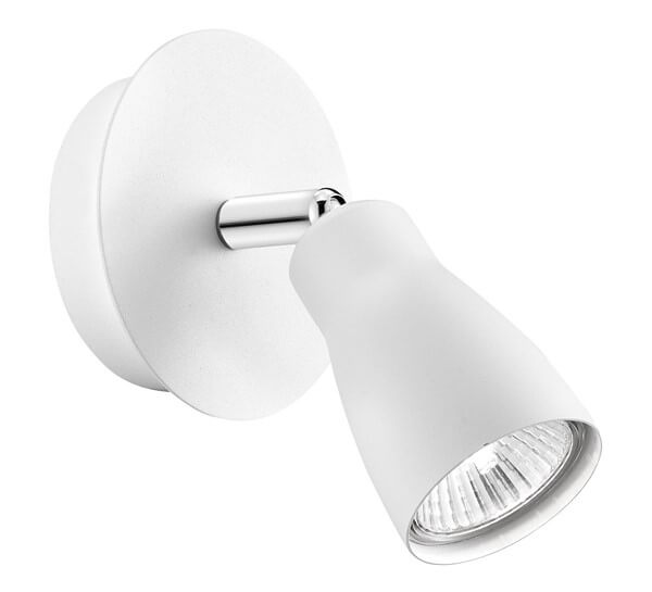 Kierunkowa lampa ścienna Neuquen reflektorek do holu biały