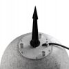 Zewnętrzna lampa kula Stone szara SLP8305+SLP8343 1xE27 IP44 betonowa