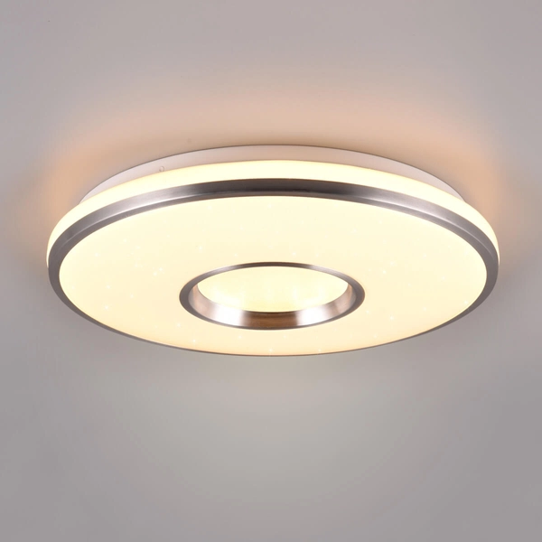 Sypialniany plafon RGB Realta R64401005 RL Light LED 24W 2700-6500K srebrna