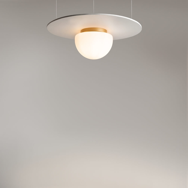 Kopułowa lampa sufitowa Glassy MOD270CL-01G Maytoni do kuchni złota