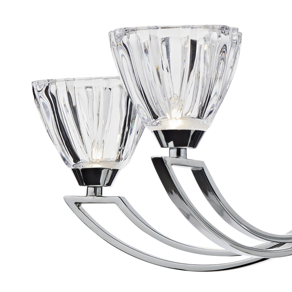 Wisząca lampa Vito VIT0550 Dar Lighting metalowa crystals chrom