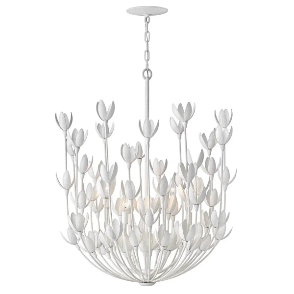 Lampa wisząca do sypialni Flora QN-FLORA6-WHT dekoracyjna kwiaty biały