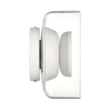 Kinkiet ścienny art deco DONUT ST-5072W biały szklany metalowy LED 6W do sypialni