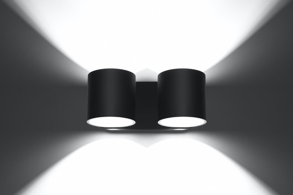 Kinkiet LAMPA ścienna SL.0660 metalowa OPRAWA tuby czarne