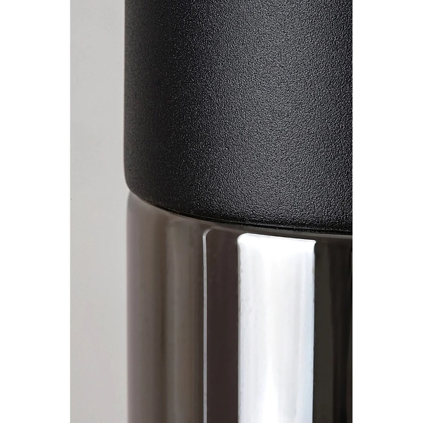 Potrójna lampa wisząca RONNO 72053 szklana loftowa przydymiona czarna