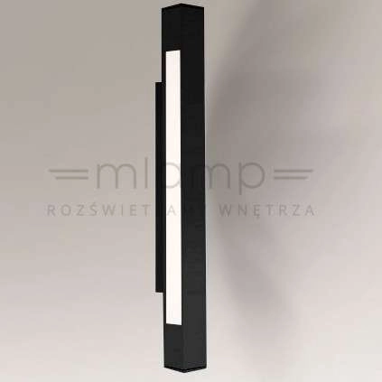 LAMPA ścienna OTARU 8629 Shilo prostokątna OPRAWA kinkiet LED 16 W 4000K belka czarna