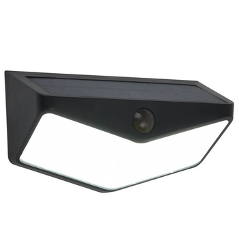 Elewacyjna lampa solarna WINGS 6915101330 LED 3,7W 5000K IP44 czarna