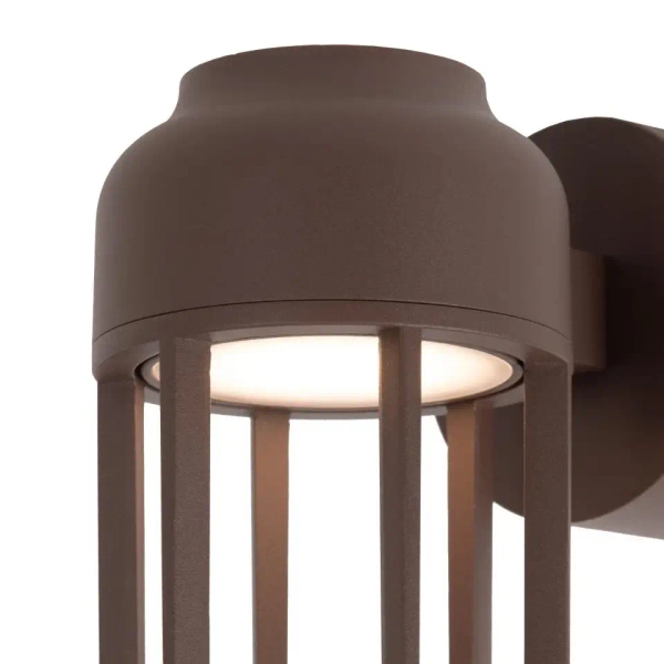 Ledowa ścienna lampa Wells 33808/08/97 LED 8W 2700K IP54 brązowy