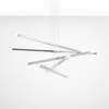 10-płomienny żyrandol Tubo 1072M4 Aldex chrom metalowa lampa salonowa