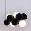 Lampa kulista wiesząca Vino ABR-GRAPPA-H-S Abruzzo balls czarne białe
