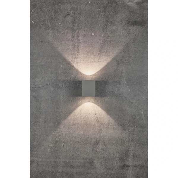 Ścienna lampa prostokątna Canto 49711010 LED 10,6W 3000K IP44 szary