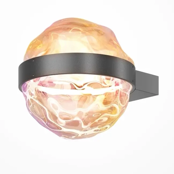 Kulisty kinkiet ścienny Misterio MOD379WL-L6B2.7K LED 6W 2700K kula czarny