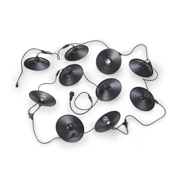 Ogrodowa girlanda zewnętrzna CHAIN R74771932 IP44 z żarówkami czarny
