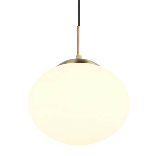 Lampa wisząca nad wyspę FOMENTO 363100108 Trio zwis bańka biały złoty outlet