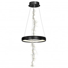 LAMPA wisząca SPARK ML274 Milagro okrągła OPRAWA zwis LED 35W 3000K circle czarny