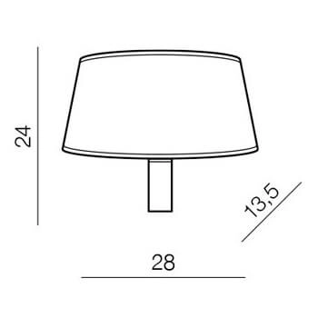 Ścienny kinkiet na przedpokój AMADEO AZ2419+AZ2421 Azzardo biały chrom