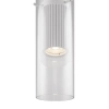 Szklana wisząca lampa tubka Dynamics MOD326PL-01W biała