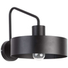 Kinkiet LAMPA ścienna JUMBO 31535 Sigma okrągła OPRAWA metalowa na wysięgniku czarna