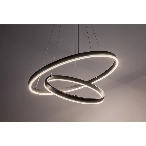 Wisząca ledowa lampa do salonu Isaure 72305 LED 80W 3000-6500K czarny