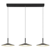 Zwisająca lampa potrójna Lampone 15635S-3 LED 24W 4000K czarny