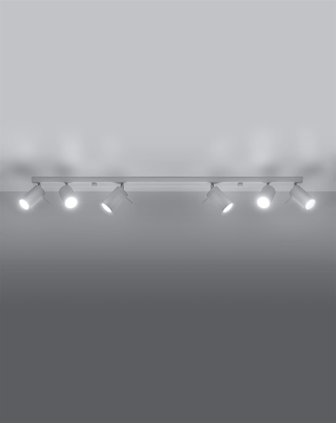 Reflektorowa lampa sufitowa Ring SL.0333 Sollux do jadalni biała