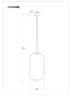 Loftowa lampa wisząca Blacky 15345H2MM mosiądz przydymiona